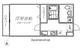 パークハイム西糀谷【103号室】の間取り