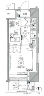 セジョリ蒲田【2階】の間取り