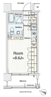 東京都大田区南六郷3丁目【マンション】の間取り