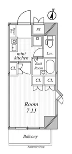 プレサーブ・K【7階】の間取り