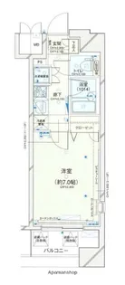 コンシェリア蒲田U’SSQUARE【12階】の間取り