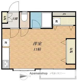 東京都大田区西蒲田4丁目【マンション】の間取り