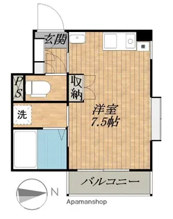 東京都大田区西蒲田4丁目【マンション】の間取り