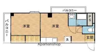 クローバーハイムⅡ【4C号室】の間取り