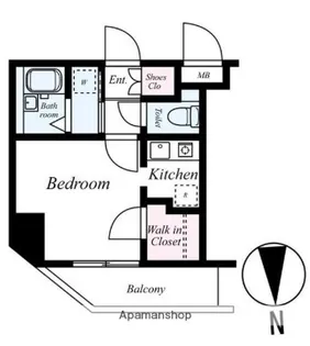 エスコート蒲田【6階】の間取り