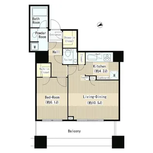 白金タワー【9階】の間取り