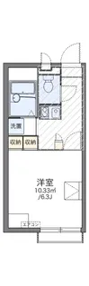 レオパレス桜【2階】の間取り