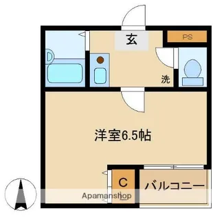 第45シンエイビル【2階】の間取り