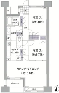 アビティ目黒【3階】の間取り