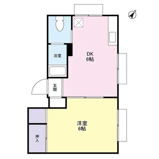 ニュー堀マンションB棟【2階】の間取り