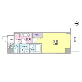 ルミエール門前仲町【2階】の間取り