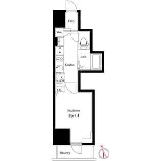 LOG品川サンズ【10階】の間取り