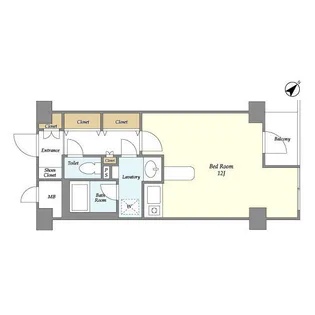シティテラス田町【6階】の間取り