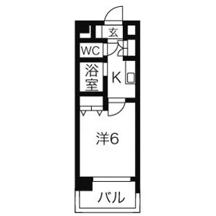 DUO・CREA西五反田【3階】の間取り