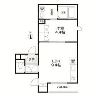 グレイス戸越【3階】の間取り
