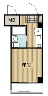 パルコバヤシ【2C号室】の間取り