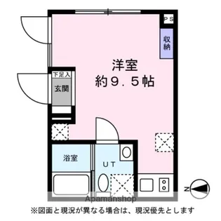 リュクス北品川【1階】の間取り