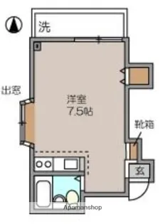 あらいコーポ【3階】の間取り