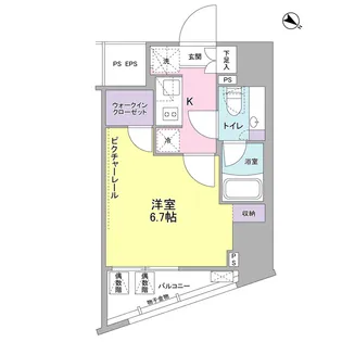 SIL西五反田【10階】の間取り
