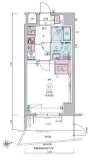 リヴシティ大森西【1階】の間取り