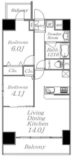 プリマヴェーラ【10階】の間取り