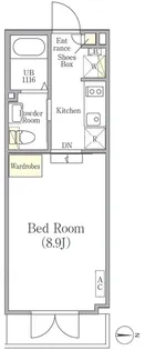 LAPIS南麻布【1階】の間取り