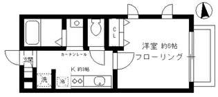 1Kの間取り画像