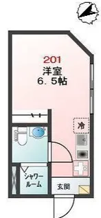 GLANZ羽田【2階】の間取り