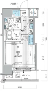 1Kの間取り画像