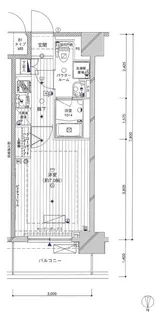 メインステージ大森北【3階】の間取り