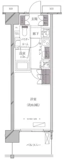AーSTANDARD芝浦【4階】の間取り