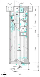 メインステージ蒲田Ⅶアイディアル【2階】の間取り