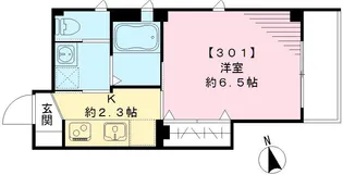 プレザント レジデンシー【301号室号室】の間取り