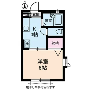 エスイーシー玉川ハイツ【2階】の間取り