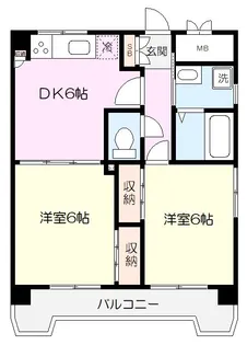 エクセル新川崎【3階】の間取り