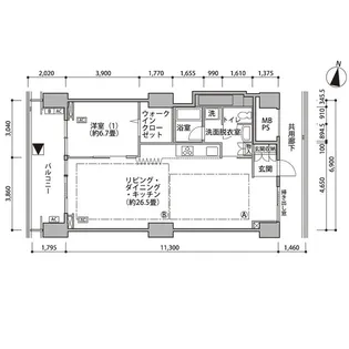 東雲キャナルコートCODAN16号棟【12階】の間取り