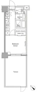 ザ・パークハビオ月島フロント【1階】の間取り