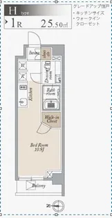 オーキッドレジデンス住吉【0707号室】の間取り