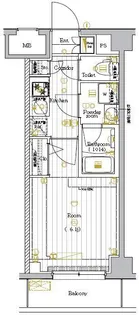 プレミアムキューブ大崎DEUX【1階】の間取り
