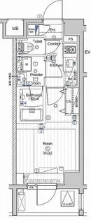 PREMIUM CUBE大井町#mo【おとり物件なし】#品川区【5階】の間取り