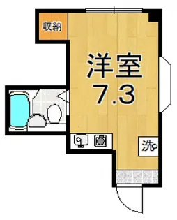 キーハイツ【302号室号室】の間取り