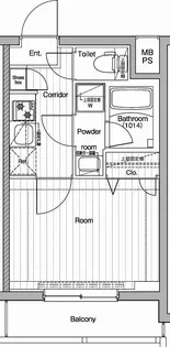 プレミアムキューブ川崎【2階】の間取り