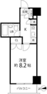 ハイリーフ芝大門【0503号室】の間取り