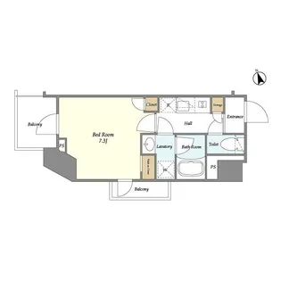 BLUROCK青葉台【7階】の間取り