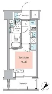 アーバネックス大井仙台坂【6階】の間取り