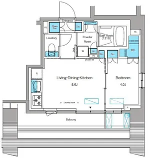 ブラウ大森【7階】の間取り