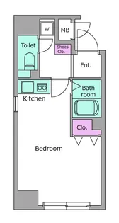 レジディア大井町【7階】の間取り
