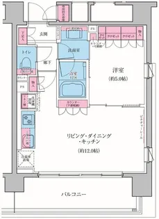 レジディア品川シーサイド【10階】の間取り
