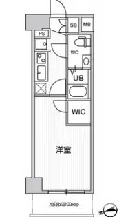 GENOVIA蒲田ⅡSKYGARDEN【3階】の間取り