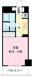 コーポ芝公園【503号室号室】の間取り